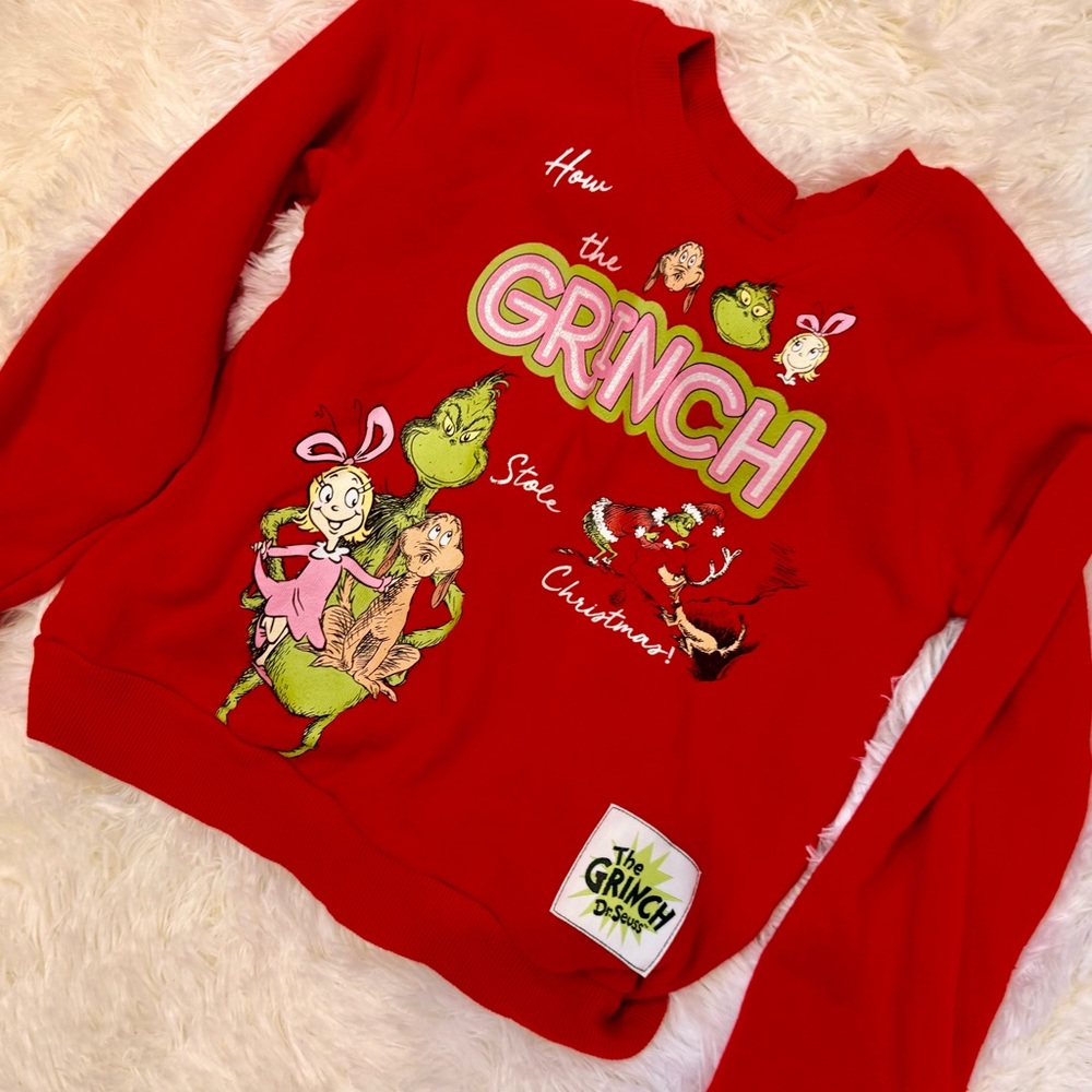 Kids' Grinch Red Graphic Sweatshirt by The Grinch
